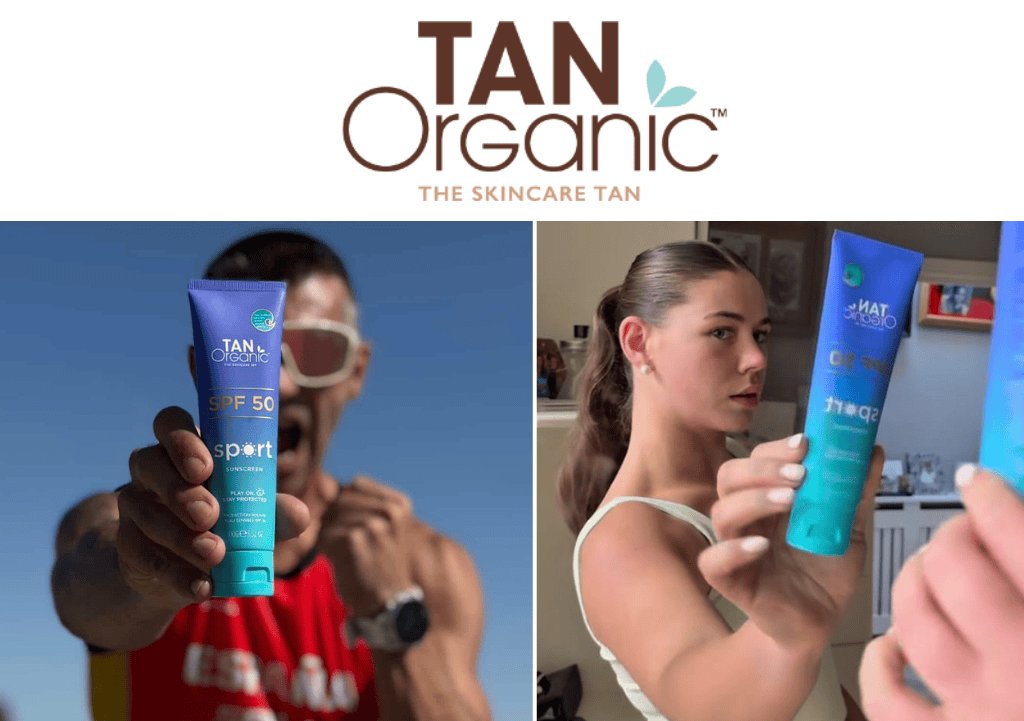 TanOrganic Launches Sport SPF 50 with Authentic Athletes UGC