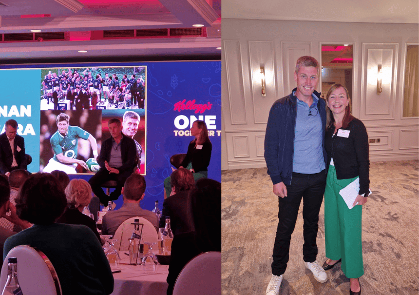 Ronan O'Gara, Irish former Rugby Union player as a guest speaker for the Kellogg's Ireland event.
